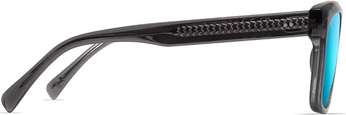 Vista 3 de Maui Jim Gafas de sol rectangulares polarizadas S-Turns para hombre y mujer