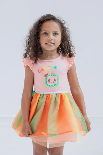 Vista 2 de CoComelon Vestido de tul para bebés y niños pequeños
