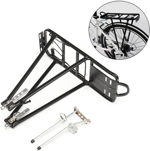 Vista 2 de Portaequipajes universal para bicicleta con abrazadera para marcos de 26 a 29 pulgadas