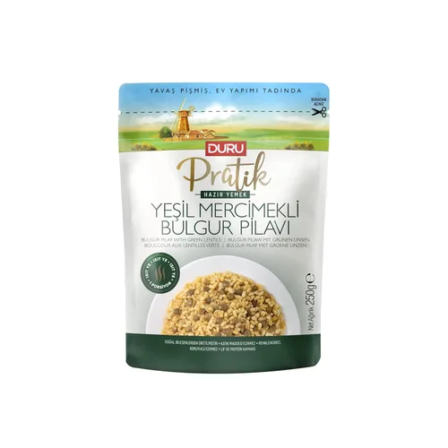 Vista 8 de Duru Bulgur Pilaf con mantequilla, 8,8 onzas, Heat & Eat, 100% natural, sin OMG, libre de BPA, sin grasas trans, sin conservantes