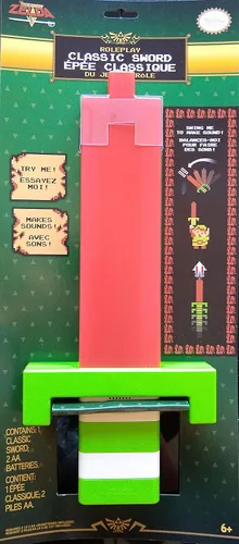 Vista 2 de ThinkGeek Legend of Zelda Classic Nintendo NES Sword with Sound