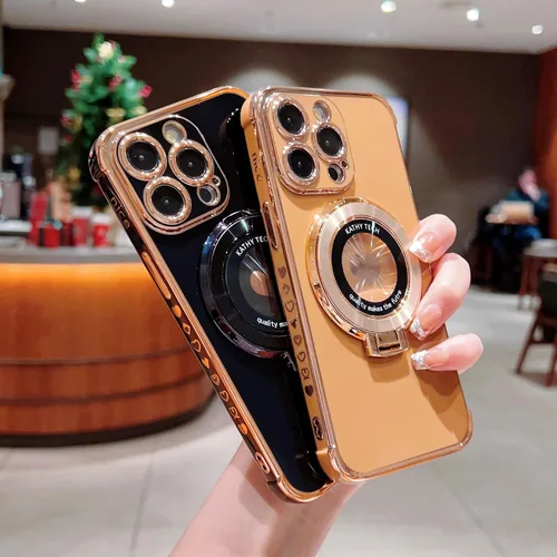 Vista 8 de IDweel Funda para iPhone 11 Pro Max con soporte para mujeres y niñas, lujosa, con esquinas elevadas, a prueba de golpes, ajuste delgado, resistente