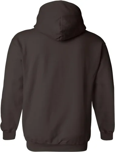 Vista 6 de Gildan Sudadera con capucha de forro polar para hombre, estilo G18500 L DARK CHOCOLATE
