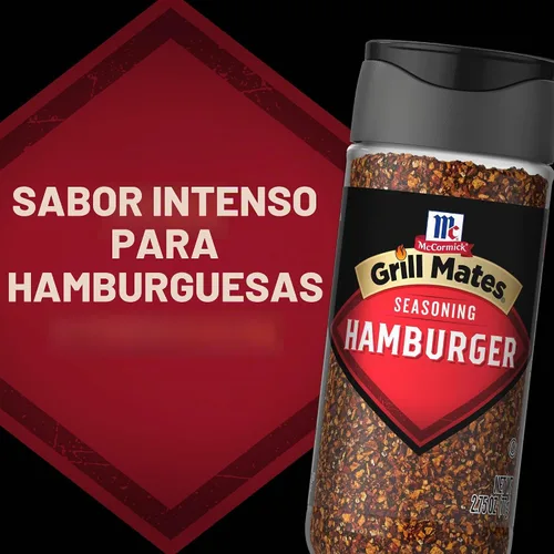 Vista 5 de McCormick Grill Mates Condimento para hamburguesas, 2.75 oz