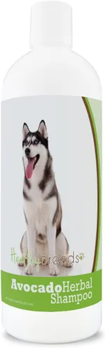 Vista 8 de Healthy Breeds Alaskan Malamute Champú de hierbas para perros con aguacate, 16 onzas
