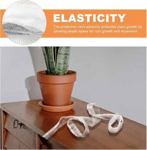 Vista 6 de EXCEART Cubierta de red de bonsái de uso diario, protector elástico para plantas, malla ligera y transparente para evitar pérdidas múltiples