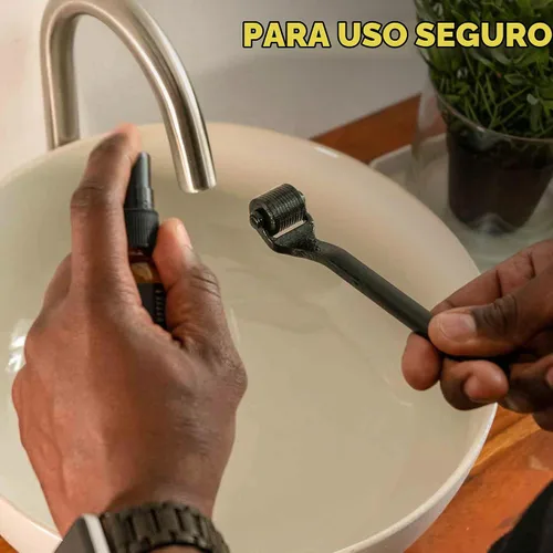 Vista 7 de The Beard Club Derma Roller Spray limpiador - Limpia y prolonga la vida útil del rodillo Derma - 0.5 onzas