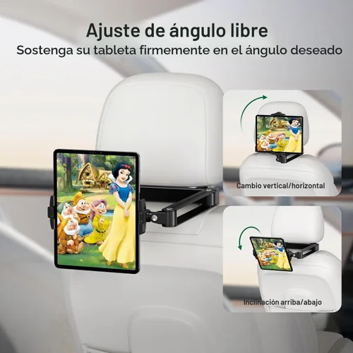 Vista 6 de elitehood Soporte compacto para tableta para reposacabezas de coche