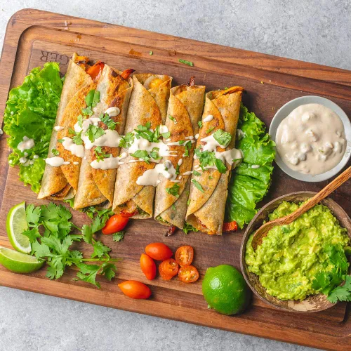 Vista 4 de Siete tortillas de harina de garbanzos, 7 onzas