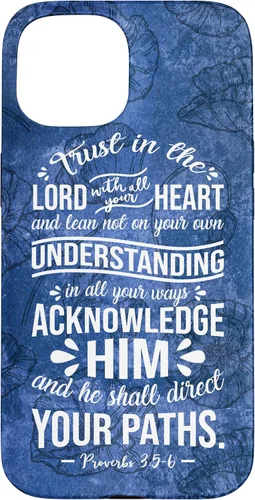 Vista 6 de Trust in Lord with All Your Heart Proverbio 3:5-6 - Carcasa cristiana para iPhone 17