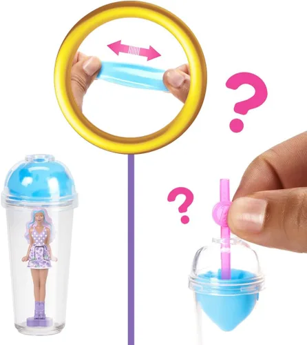 Vista 6 de Barbie Mini muñeca Barbieland Reveal Figura, modelo aleatorio