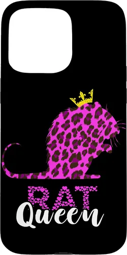 Vista 31 de Rat Queen Crown Leopard Mouse Rat Lover Rodent Rat Owner Case for iPhone 17
