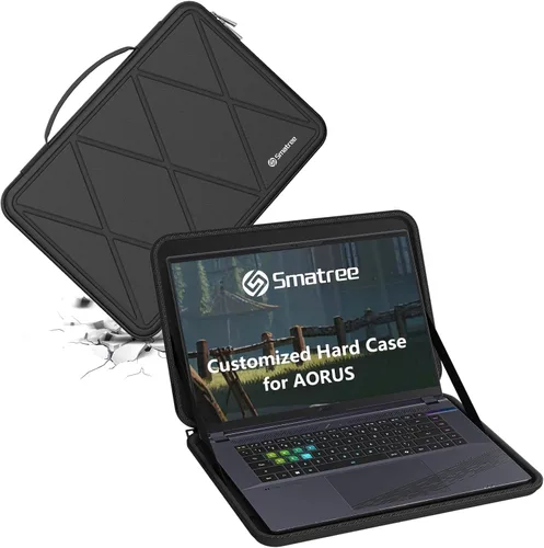 Vista 14 de Smatree Funda protectora rígida de EVA compatible con portátil GIGABYTE U4 UD de 14 pulgadas, GIGABYTE de 14 pulgadas, funda de transporte