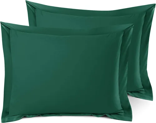Vista 13 de Nestl Juego de 2 fundas tipo sham de almohada suaves - Fundas de almohada de microfibra de doble cepillado - Fundas de almohada de cama premium