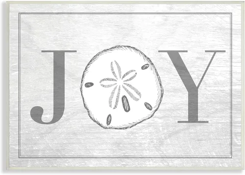 Vista 9 de The Stupell Home Decor Collection Joyful Summer Sand Dollar - Placa artística para pared, fabricada con orgullo en Estados Unidos