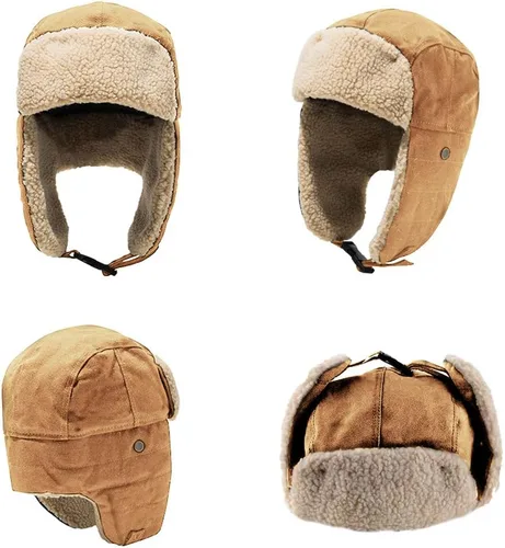 Vista 4 de Peicees Sombrero de aviador con gafas para adultos y niños, disfraz de Amelia Earhart, gorra de piloto, gafas vintage para hombres y mujeres