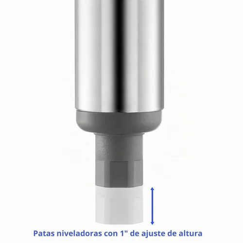 Vista 5 de Gridmann mesa de cocina comercial para trabajo y preparación, de acero inoxidable, con protector contra salpicaduras - 72" x 30".