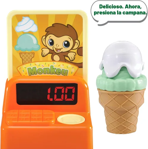Vista 4 de LeapFrog Scoop and Learn Ice Cream Cart Deluxe (embalaje sin frustración), color rosa