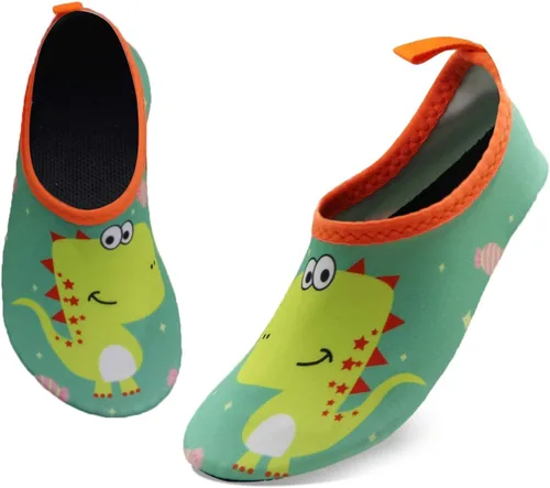 Vista 3 de BomKinta - Calzados acuáticos para niños y niñas, calcetines acuáticos, de secado rápido, antideslizantes y con sensación de pies descalzos