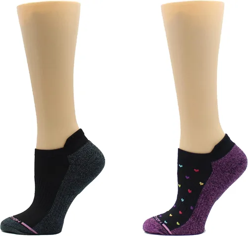 Vista 16 de Dr. Motion Calcetines de compresión de corte bajo para mujer, paquete de 2