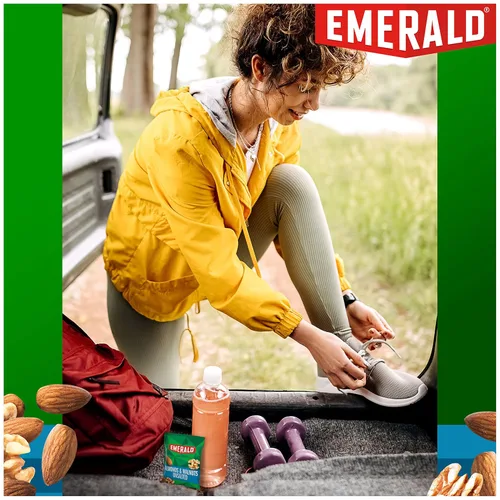 Vista 6 de Emerald Almendras y nueces sin sal, paquetes de bocadillos de 100 calorías