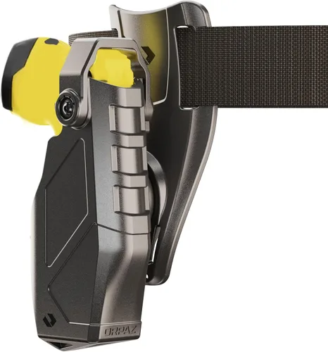 Vista 6 de Orpaz Funda Taser X26P compatible con Axon TASER X26P para autodefensa, cuenta con un mecanismo de retorno automático de seguridad, unisex