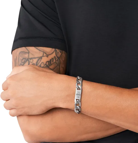 Vista 6 de Armani Exchange - Reloj de vestir con cronógrafo para hombre, con correa de cuero, acero o silicona