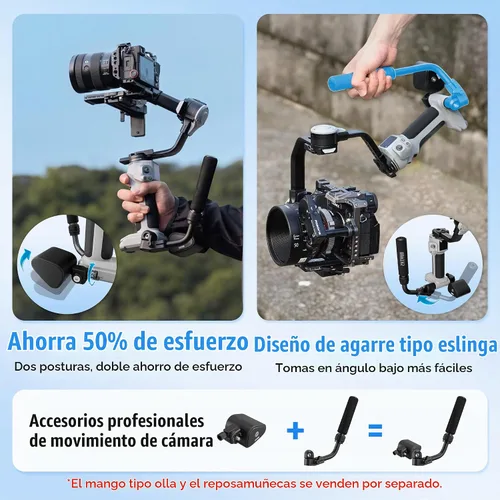 Vista 8 de ZHIYUN Estabilizador de cardán de cámara Crane 4E para Canon/Nikon/Sony