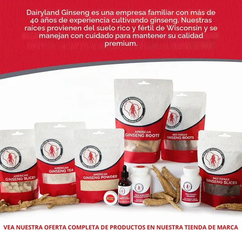 Vista 7 de Dairyland Ginseng - Cápsulas de Notoginseng - 75 unidades - Cápsulas del complejo Tienchi Ginseng - Auténtica cápsula de Notoginseng - Cápsulas