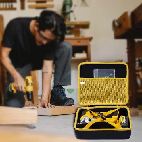 Vista 9 de khanka Funda para sierra caladora DEWALT 20V MAX XR DCS334B/DCS335B, solo funda