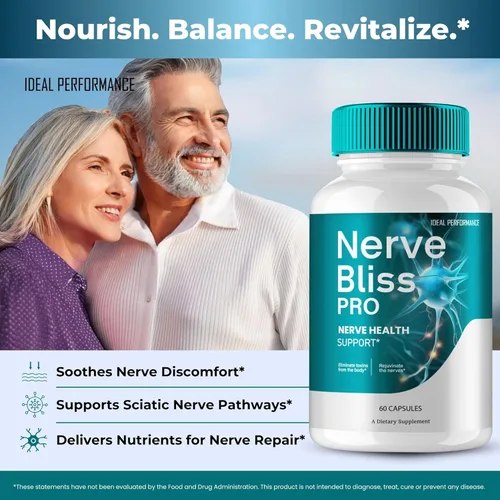 Vista 5 de Nerve Bliss Pro Capsules, Nerve Bliss for Neuroathy Advanced Nerve Health Suplemento Píldoras - Máxima fuerza, circulación saludable natural