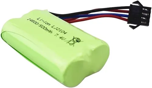 Vista 3 de 2 unids 7.4 V 500 mAh batería de litio para EC16 control remoto Off Road piezas de batería de litio del coche