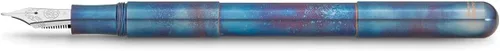 Vista 9 de Kaweco SUPRA - Pluma estilográfica negra I exclusiva para cartuchos de tinta, incluye caja de metal retro I pluma estilográfica 6.5 in I Nib: M
