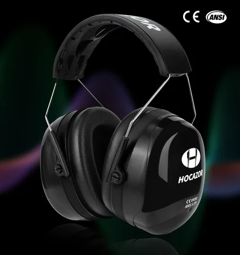 Vista 6 de HZ012 NRR Orejeras de seguridad de 28dB, protección auditiva pasiva de espacio auditivo profundo Proetctors de oído duraderos, para carpintería