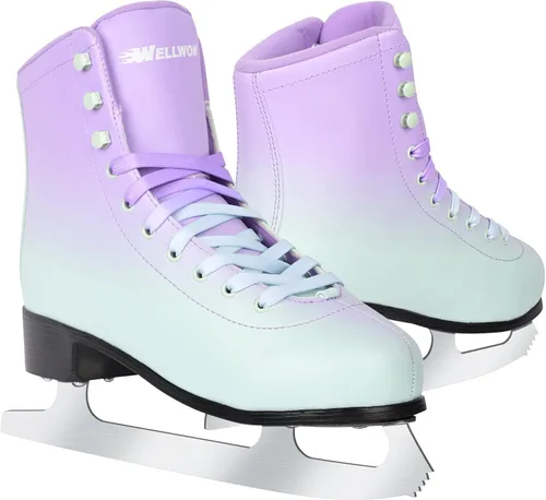 Vista 8 de Ice Skates for Women, Adult Figure Skates for Men, Figure Skating Shoes with Velvety Lining for Indoor& Outdoor Rink,Ice Skates Size 5 6 7 8 9 10 11
