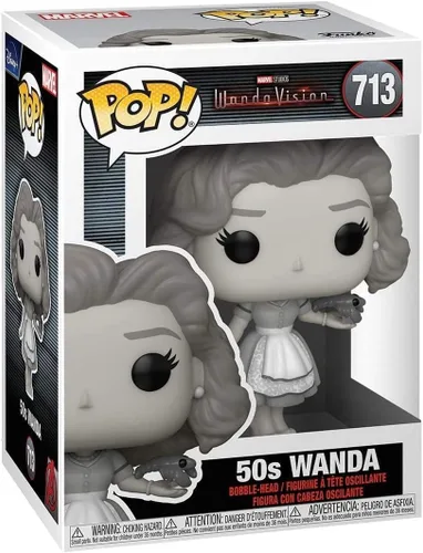Vista 2 de Funko Pop! Marvel: WandaVision - Figura de vinilo Wanda de los años 50