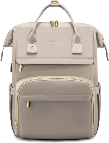Vista 28 de Mochila para laptop LOVEVOOK para mujer, Negro, Mochilas Daypack