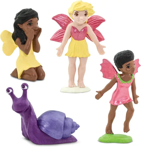 Vista 5 de Safari Ltd. Friendly Fairies Super TOOB - 10 adoradas figuras de hadas - Figuras de juguete detalladas pintadas a mano para niños, niñas y niños