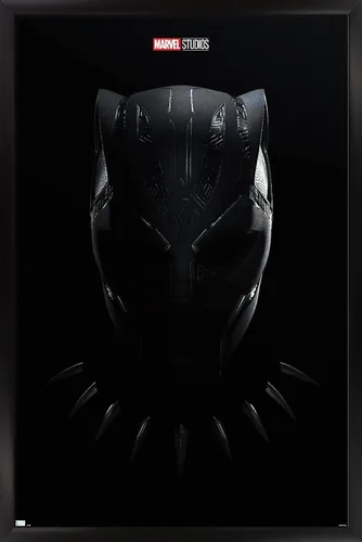 Vista 9 de Trends International Marvel Black Panther: Wakanda Forever - Póster de pared de una hoja, 14.725 x 22.375 pulgadas, versión enmarcada de madera