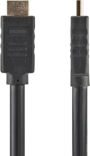 Vista 2 de StarTech - Cable HDMI 2.0 activo de 30 pies, 4K 60Hz, HDR, 18Gbps, negro Cable HDMI UHD duradero largo, cable macho a macho, CL2 clasificado