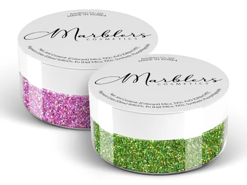 Vista 35 de MARBLERS Polvo de mica natural grueso [perla azul acero] 0.11 onzas (0.11 oz) altamente pigmentado no tóxico, vegano, libre de crueldad animal