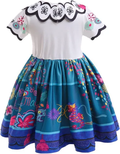 Vista 2 de Cotrio Madrigal - Disfraz de MirabelIsabellaDoloresPepaLuisa para niñas disfraz de Halloween y cosplay