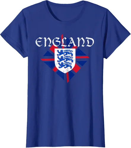 Vista 6 de Vintage UK brazos de Inglaterra playera