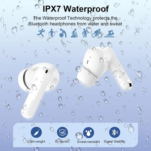 Vista 4 de Auriculares inalámbricos Samsung S26 para Galaxy S25 S24 S23 Ultra FE in-Ear Wireless Bluetooth Earphones Headphones with Noise-Cancelling