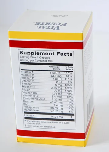 Vista 2 de Vitaminas y Minerales Suplemento Dietético 100 Cápsulas Antioxidante