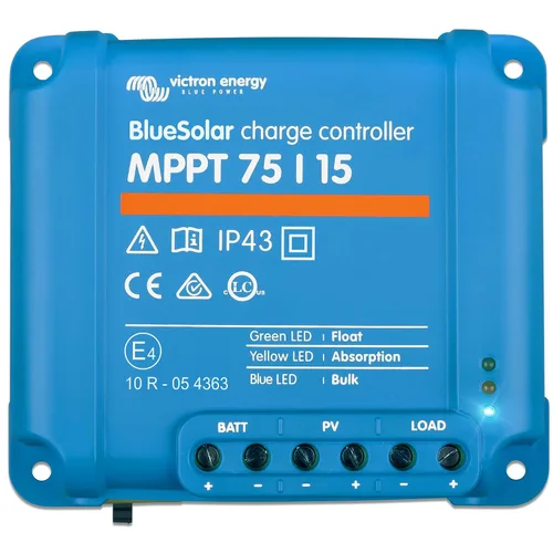 Vista 11 de Victron Energy BlueSolar MPPT Controlador de carga solar - Controladores de carga para paneles solares - 100V, 15 amperios, 12/24 voltios