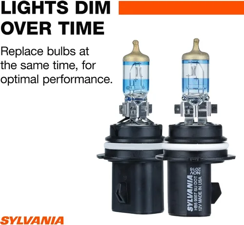 Vista 2 de SYLVANIA - 9007 SilverStar Ultra - Bombilla de faro halógeno de alto rendimiento, haz alto, haz bajo y bombilla de repuesto antiniebla, la luz más