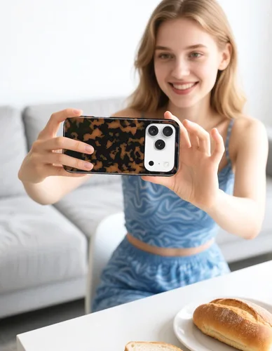 Vista 367 de Jusy Funda compatible con MagSafe con estampado de caparazón de tortuga marrón para iPhone 7/8/SE, cubierta protectora de TPU suave magnética