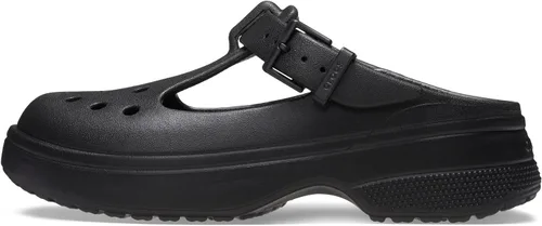 Vista 7 de Crocs Zuecos clásicos Mary Jane para mujer Negro