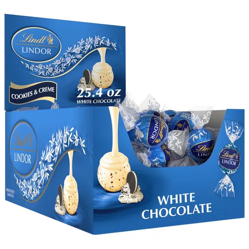 Vista 25 de Lindt Lindor - Trufas de chocolate extra oscuro 60 %, caramelo de chocolate negro con centro de trufa suave y derretida, ideal para regalar, 5.1